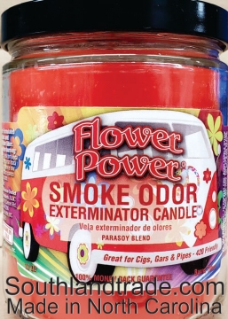 Smoke Odor Exterminator Candle Flower Power 13oz